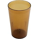 G.E.T. 6605-1-A Heavy-Duty Plastic Restaurant Tumblers, 5 Ounce, Amber (Set of 12)