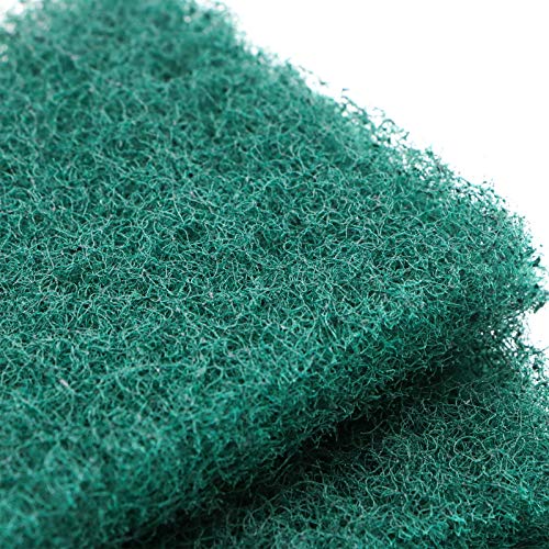 6pcs 4x7" Griddle Cleaner Pads - Clean Grease from Metal Grills, Stainless Steel Flat Tops, Cast Iron and Chrome Cooktops - Heavy Duty Grit Scouring Polishing Pads(Green)