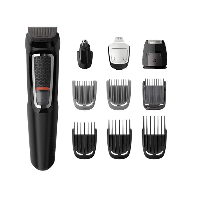 Philips 飞利浦 3000系列 MG3740/13 十合一毛发修剪器 镇店之宝￥223