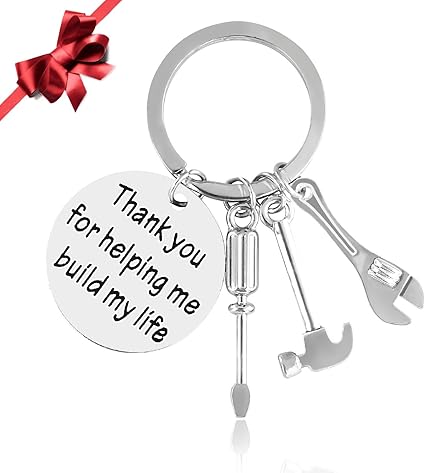 Amazon Com Valentines Day Keychain Gift For Dad Thank You For