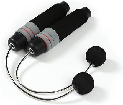 Amazon Turata 縄なし縄跳び エア縄跳び ダイエット簡単 トレーニング用 室内 自宅 ノイズ減少 縄跳びできない者にも対応 ブラック Turata スポーツ アウトドア