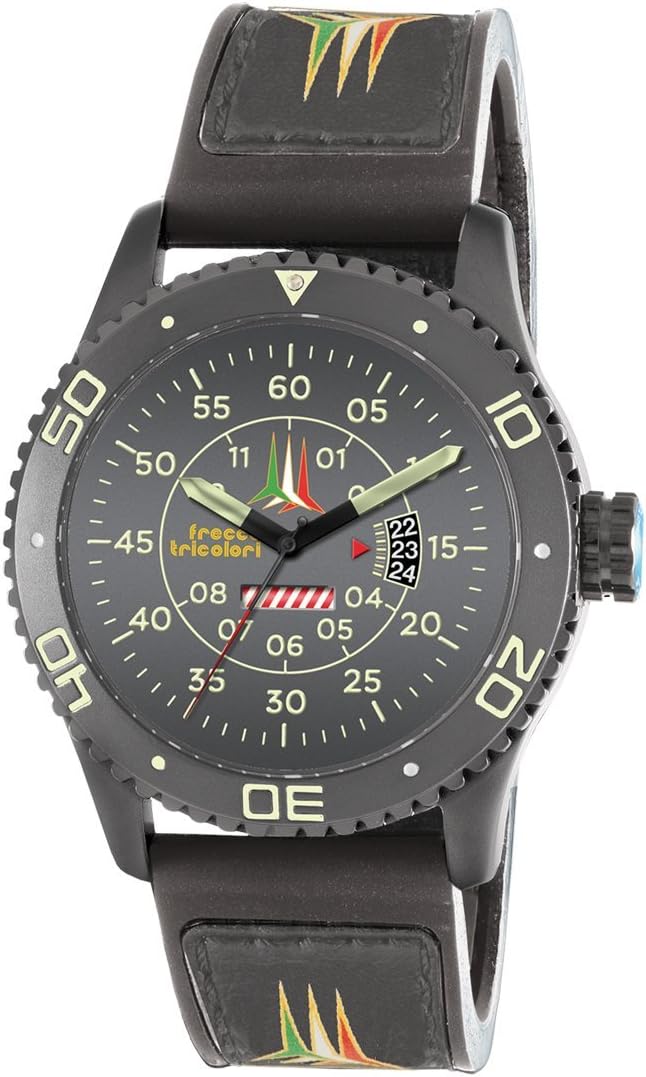 Frecce Tricolori are2tivs – Watch, Rubber Strap Grey