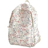 Kehpish Cotton Canvas Backpacks for Women Backpack Purse Fashion Casual Travel Daypack