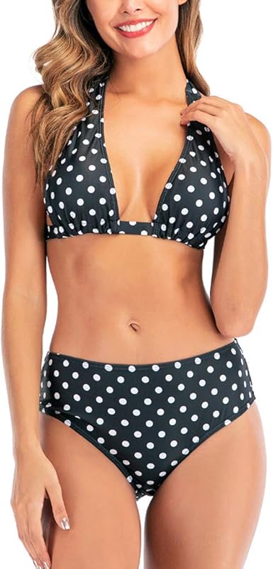 polka dot swimsuit two piece