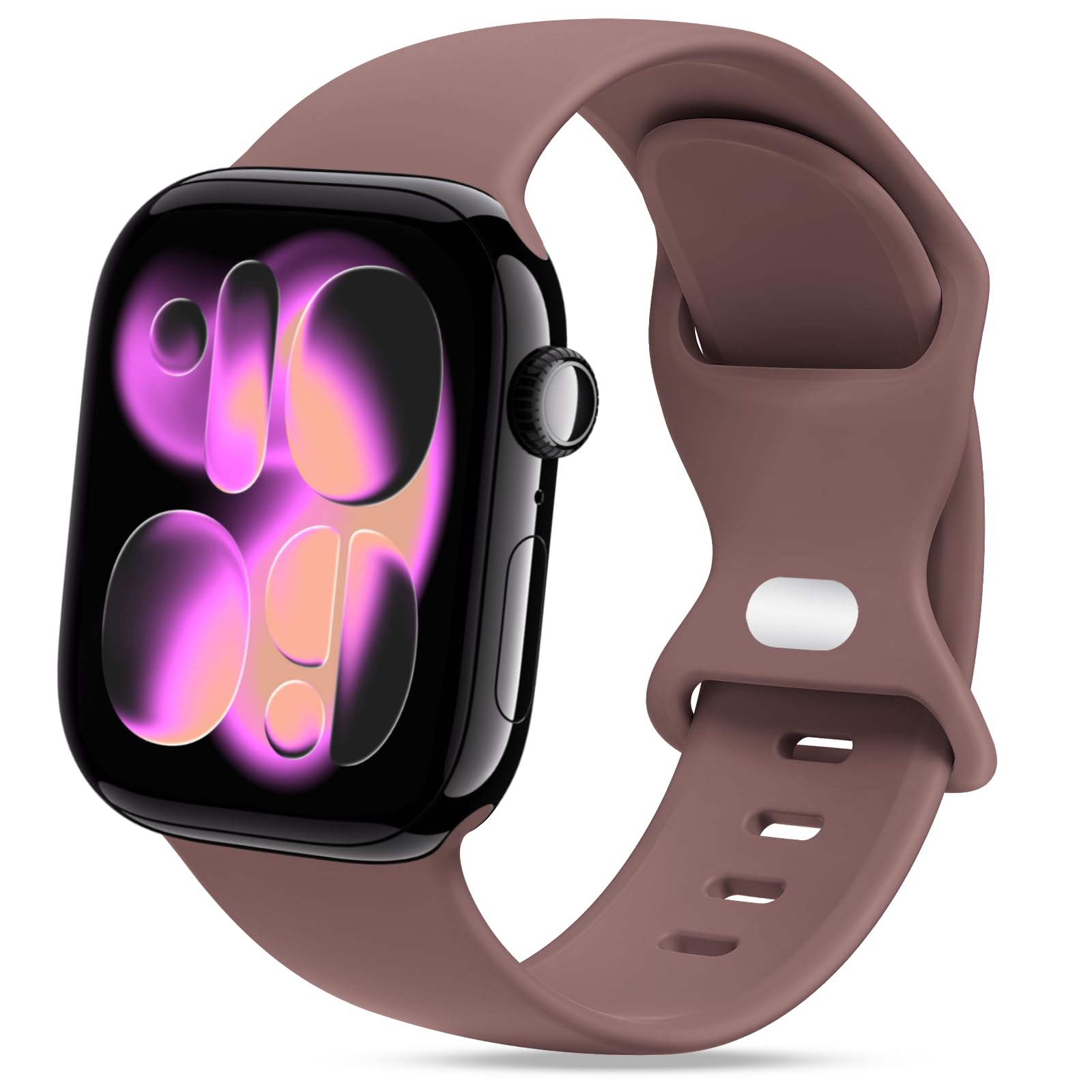 Photo 1 of **2***STG Sport Silicone Bands Compatible with Apple Watch Band Ultra 3/2/1 49mm, Series 11/10 46/42mm, 9/8/7 45/41mm, SE 6/5/4 44/40mm, 3/2/1 42/38mm S/M M/L for Women Men