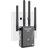 WiFi Range Extender Repeater, Latest 5GHz & 2.4GHz Dual Band 1200Mbps WiFi Repeater Wireless Signal Booster, 360 Degree Full Coverage WiFi Extender Signal Amplifier with Router/AP/Repeater Mode
