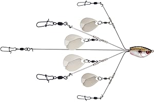 Yum Lures Yumbrella Flash Mob Junior Ultralight Colorado Blade Multi-Lure Rig, One Size