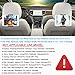 Car Headrest Mount, JAHMAI 360°Multi-Angle Rotation Car Backseat Seat Holder Sedan Headrest Stand Compatible with iPhone/iPad/Galaxy Tab/Kindle Fire/Phone 4.7”-13.5