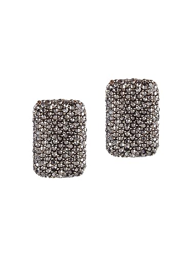 Mali Fionna Women's Gold Metal Earrings (Silver)