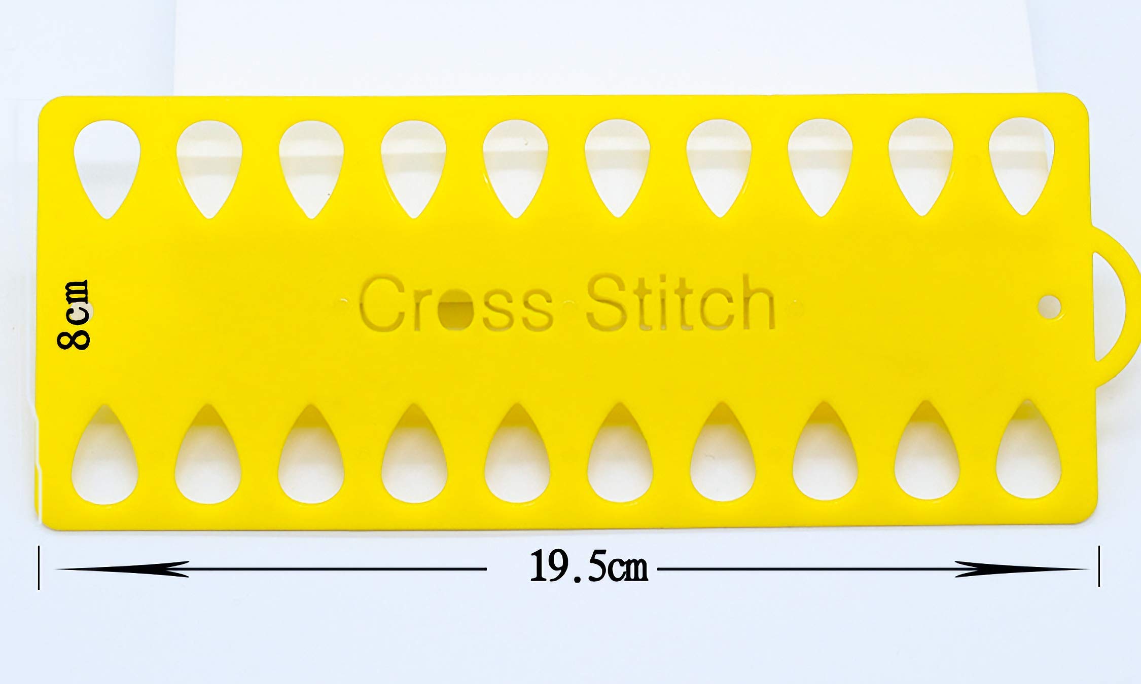 TCOTBE 5 Pack Embroidery Floss Organizer,Cross Stitch Thread Holder Storage Tool 20 Positions Craft Storage Holder Tools Accessory for Cotton Thread Craft DIY Sewing Storage Multicolor