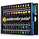 Colore Watercolor Painting Kit, 24 Colors