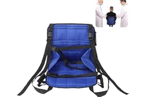 Patient Lift Transfer Pad for Stairs, 260lbs Stair Slide Board Assist with Reinforced Handles & Buckles, Safety Transport Sli