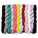 LolliBeads (TM) 12 Pcs of 80 Feet 1 mm Nylon Beading String or Knotting Cord, Assorted Multi Color