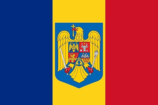 DIPLOMAT-FLAGS Romania Coat of Arms | Romania with The Coat of ...