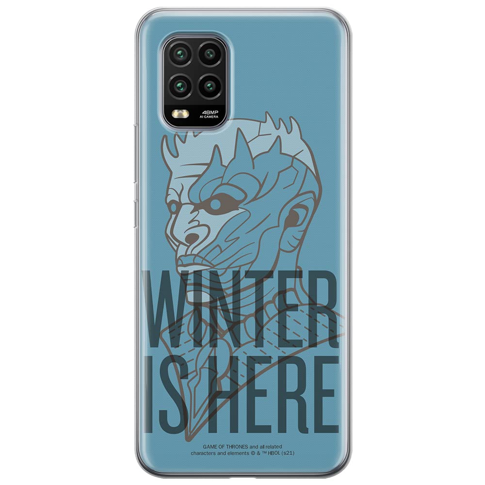 ERT GROUP mobile phone case for Xiaomi MI 10 LITE original and officially Licensed Game of Thrones pattern 016 optimally adapted to the shape of the mobile phone, case made of TPU