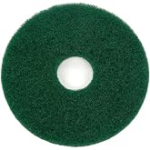 Oreck Commercial 437.056 Cleaning Orbiter Pad, 12" Diameter, For 550MC Orbiter Floor Machine, Green