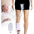 Male Urine System Holder Bag - 500ml Men's Urinal Pee Bag Incontinence Pants, Wearable Spill Proof Collector Urinary Drainage for Bedridden Elderly (S)