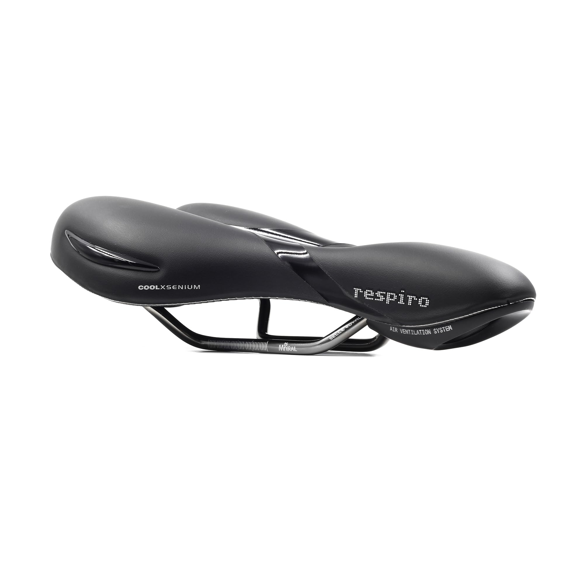 Selle Royal Respiro Men's Bicycle Saddle, Black