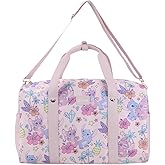Disney Stitch & Angel 18" Pink Duffle Bag