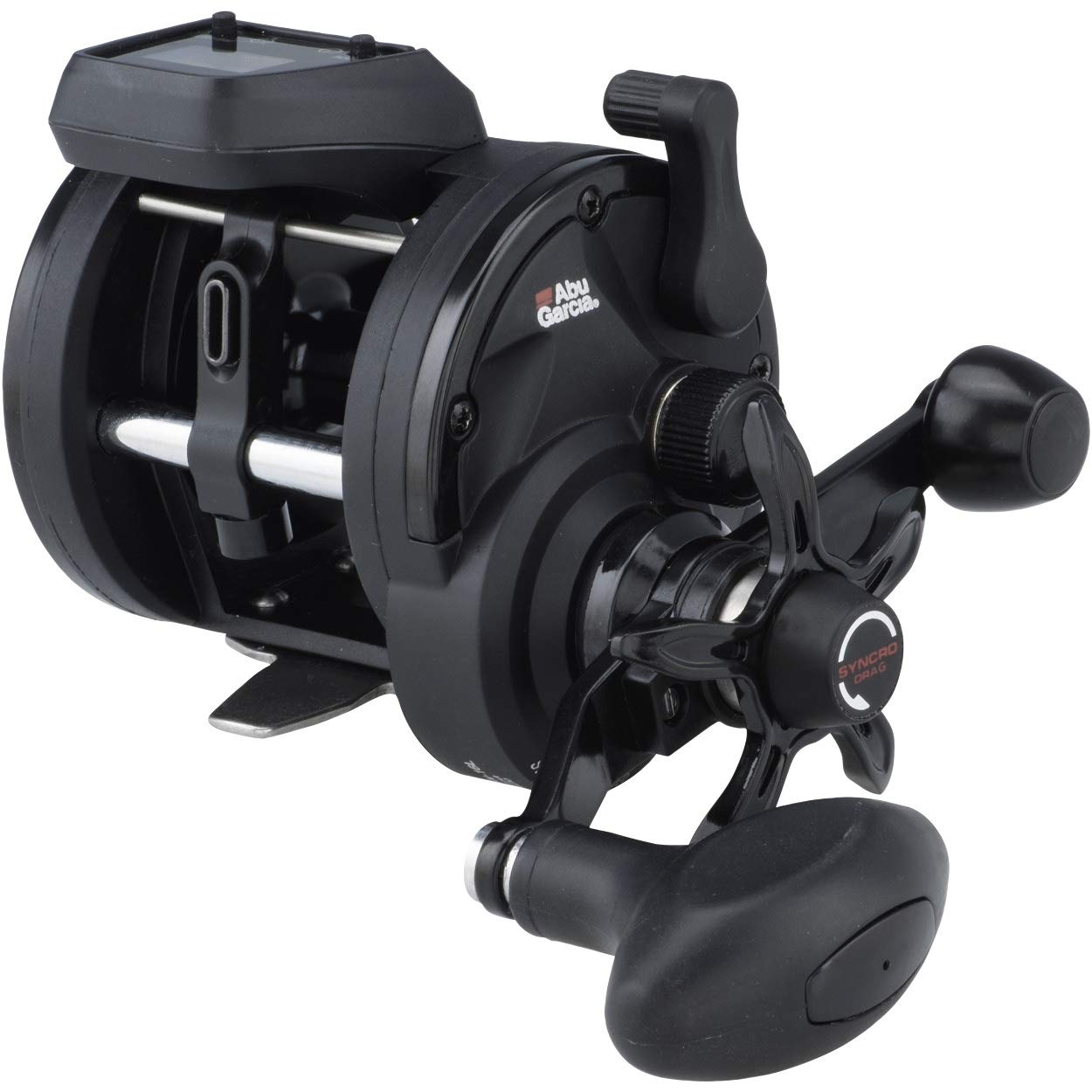 Abu Garcia Ambassadeur Altum DLC, Fishing Reel, Conventional Reels, Conventional Fishing, Unisex, Black^Silver, 20 | Right Hand