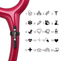 Personalized Stethoscope Name Tag Charms, Stainless