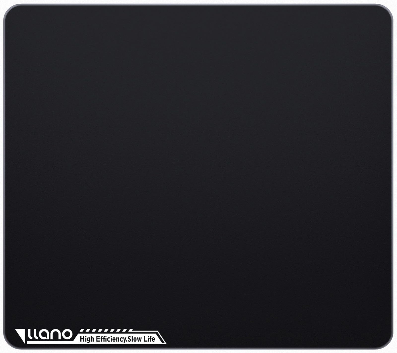 llano MP001 Tempered Glass Gaming Mouse Pad for FPS Gamers, 17.7”x15.8” Large Ultra-Smooth 0.85μm Micro-Etched Surface, 3mm Thick, Non-Slip Base, Compatible with Viper/G502, Large