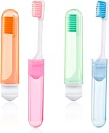 Xinzistar 4-Piece Portable Folding Travel Toothbrush Set for All Ages view 8