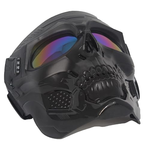 Masque Paintball Anti-Buée - Protection Yeux Lunaires Adjustable - Pour Airsoft, VTT, Cosplay