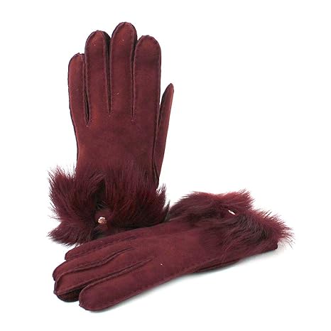 UGG W Long Pile Bow Glove port