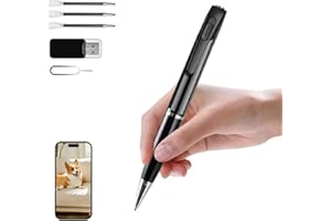 InCliick Portable Pen Mini Camera Pet Monitors 1080P Pictures Taking with 32GB MicroSD Card(No Audio)