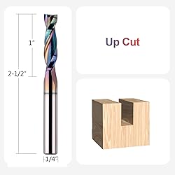 SpeTool 1/4 Shank Up Cut Spiral Router Bit 1/4 inch