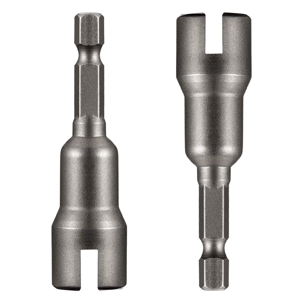 2 PCS Nut Driver Wing Nut Driver Drill Bit Socket Wrenches Tools Set Wing Nut Spanner for Panel Nuts Screws