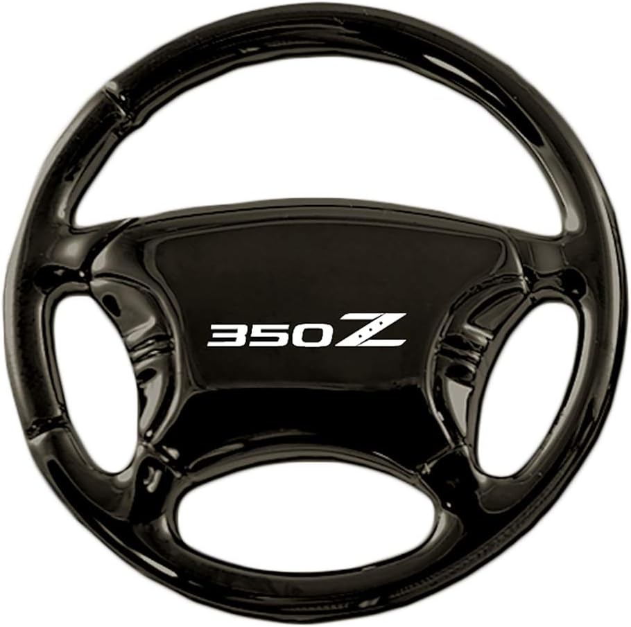 Nissan 350Z Black Chrome Steering Wheel Key Chain