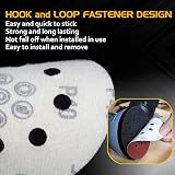 Taspire 80pcs 125mm Sanding Discs 8 Holes Mixed Grit view 3