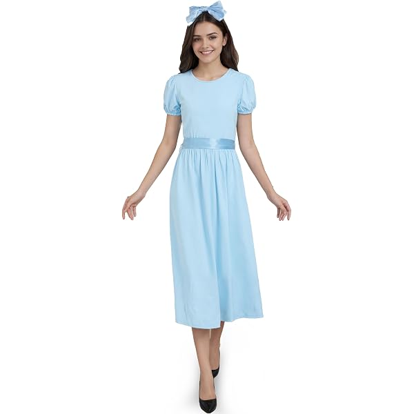 chinese dress ladies Lucy Blue Dress Women's Halloween Costume Cosplay S