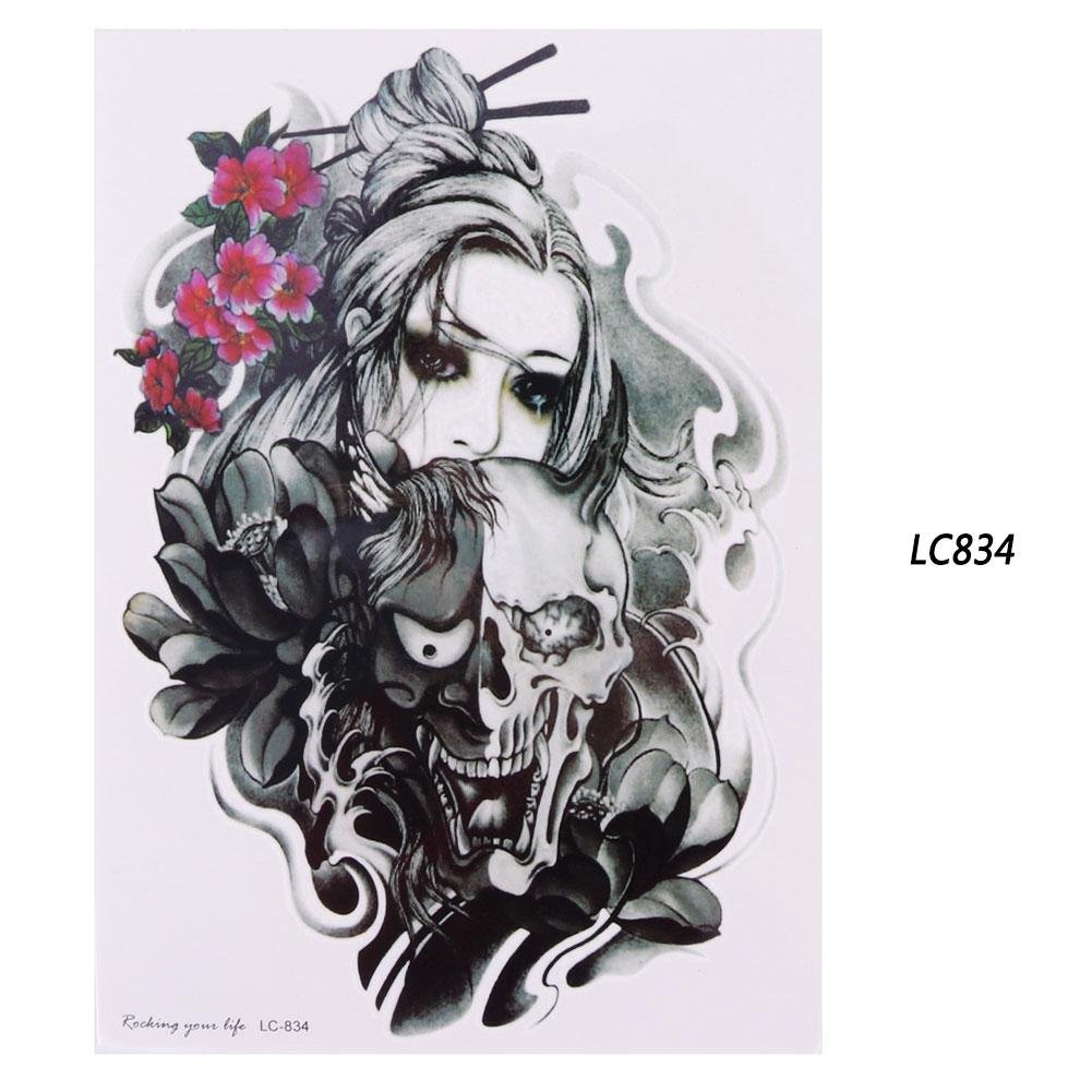 Zhuotop 1 Sheet Arm Temporary Tattoo Stickers Fashion Removable