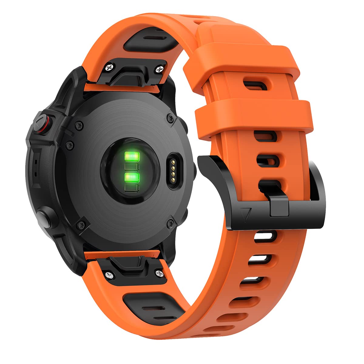 REYDA Silicone Strap Compatible with Garmin Fenix 7/7 Pro/6/6 Pro/5/5 Plus, 22mm Quick Fit Watch Strap Soft Breathable Silicone Bracelet Wristband Replacement Band for Garmin Quatix 8 47mm/7 Pro/7/6/5