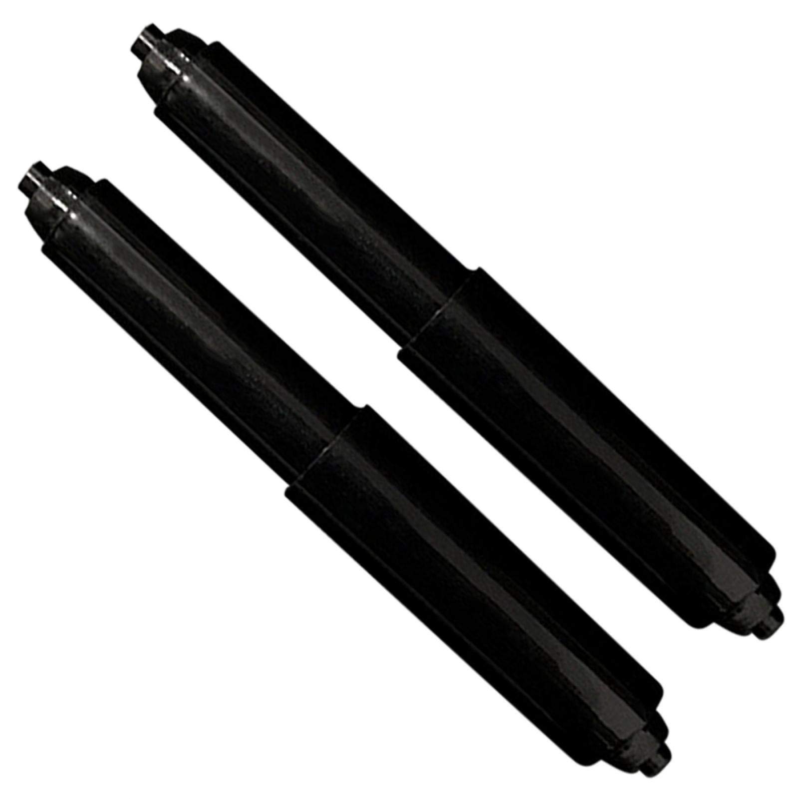 Faderr 2PCS Bathroom Toilet Roll Holder Insert Spindle, Replacement Roller Spring Loaded Spindle, Toilet Paper Roller, in Bathroom Toilet Replacement Roller Spring Loaded(Black)