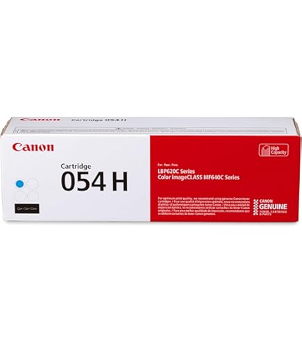 【2本セット】Canon Toner Cartridge 053H cyan Amazon.com: Canon Cartridge 054 H C 054H, 2300 Pages, Cyan