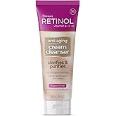 LIVAURA Retinol Cream Cleanser Anti-Aging – 5oz – Daily Deep Cleansing Facial Wash Improves Skin Texture, And Exfoliates for Softer Face – Renewing Vitamin A Minimizes Wrinkles and Fine Lines
