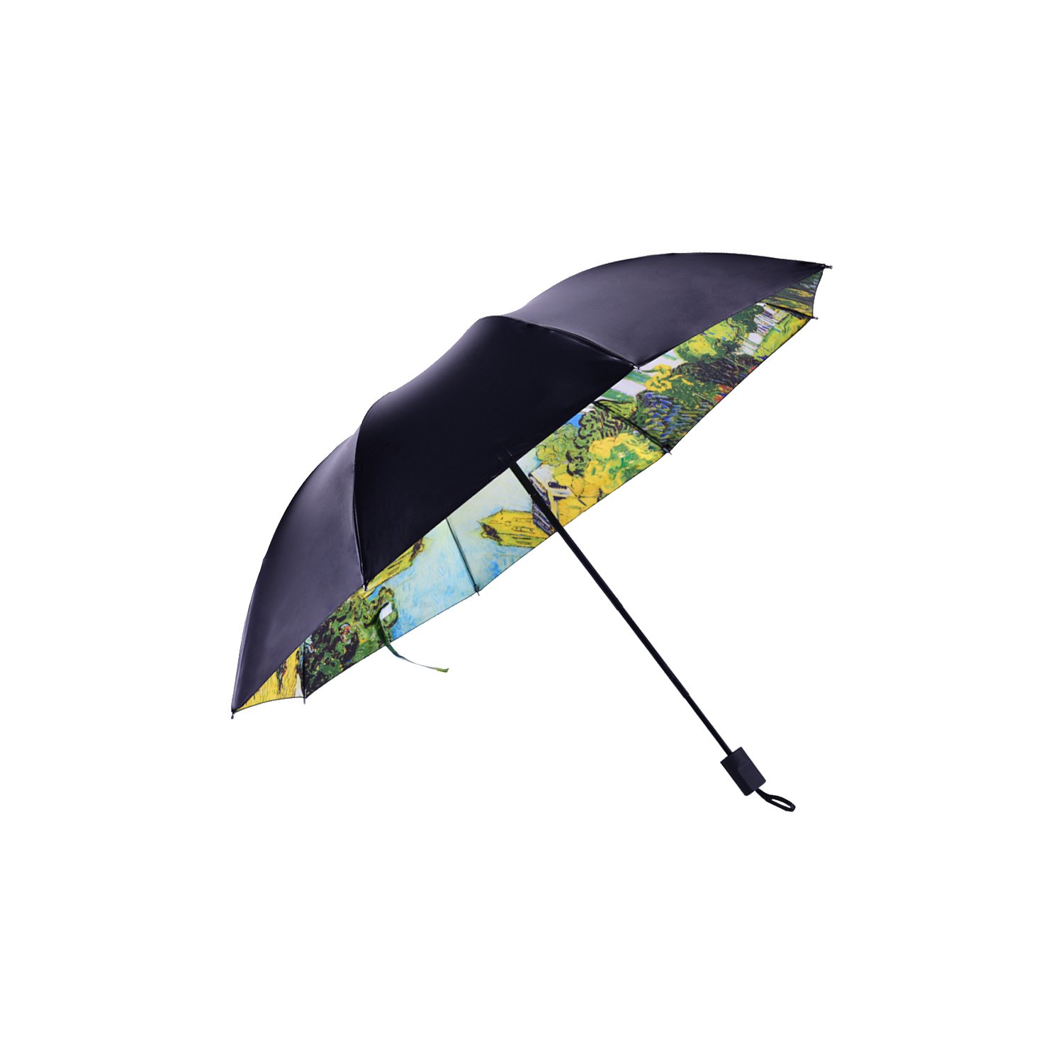 Designer AntiUV/Windproof Umbrella, Vinyl Coated Canopy UV/Sun
