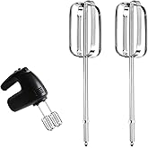 2pcs Hand Mixer Beaters Attachments Compatible with MX600B MX3200B MX1500W | Hand Mixer Beaters Attachments Compatible with MX Series Electric Hand Mixers for Cooking and Baking