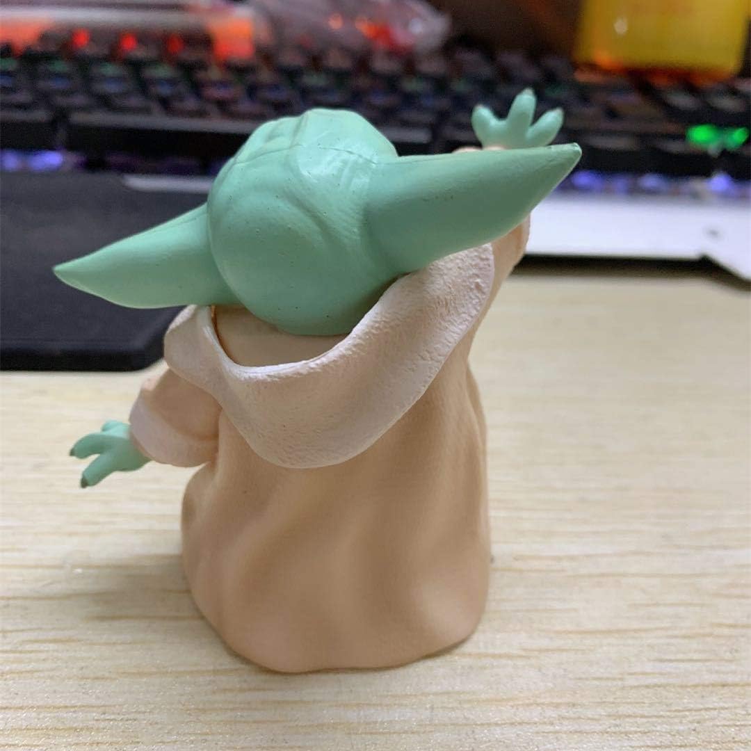 Bebe Yoda Collection Figurine Jouet Pvc Miniature Jouets Poupee Le Mandalorien Baby Yoda Figure Jouets Cadeau Pour Enfants 8cm Figurines Personnages Cmfantillas Org