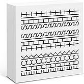 Fuck This Shit Funny Desk Decor, Humor Gifts for Friends Coworker Work Bestie, Hidden Swear Wood Box Sign 5 x 5 Inches