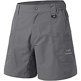 BASSDASH Men's Fishing Shorts UPF 50+ Water Resistant Quick Dry Hiking Cargo Shorts with Multi Pocket