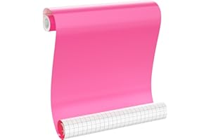 IROHTV Matte Pink Permanent Vinyl for Cricut, 12in x 10FT Adhesive Vinyl, Removable Vinyl Permanent for Smooth Surface, Indoor and Outdoor Use