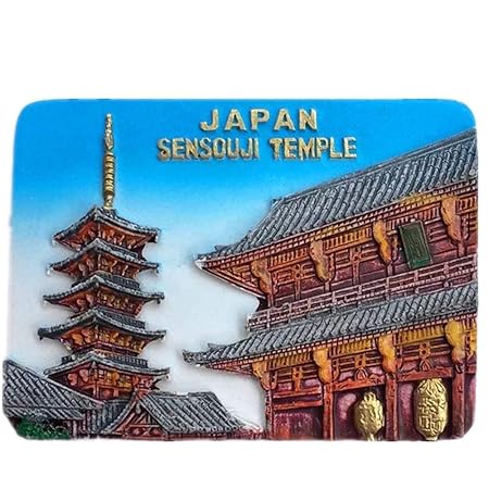 Weekinglo Souvenir Imán de Nevera Sensouji Temple Toyko Japón Asia ...