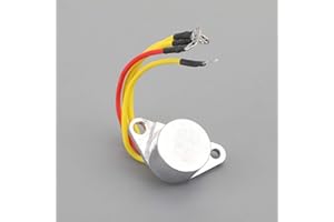 Topteng Regulator Rectifier, Motorcycle 4 Wire Voltage Regulator Rectifier fits for Johnson Evinrude Outboard 4.5hp-60hp 173692 581366 581778