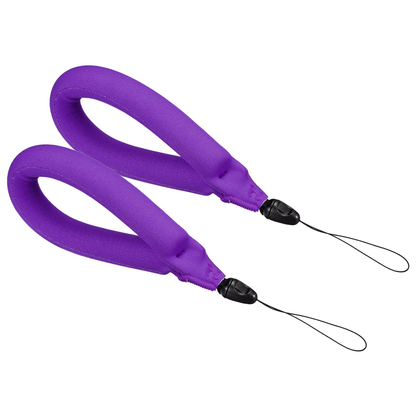 PATIKIL Floating Wrist Straps, 2Pcs Neoprene Waterproof Lightweight 250g Buoyancy Wristband Strap for Underwater Camera Swimming Snorkeling, Purple