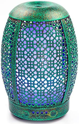 Arvidsson Essential Oil Diffuser, 100ml Metal Ultrasonic Aromatherapy Diffusers for Essential Oils, 7 Color Night Light